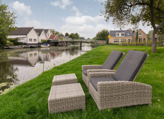 zitje aan het water